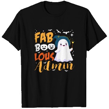 Discover Faboolous Admin Funny Scary Ghost Halloween Costum T Shirts