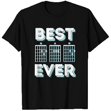Discover Best Dad Ever Guitar Notes T Shirts