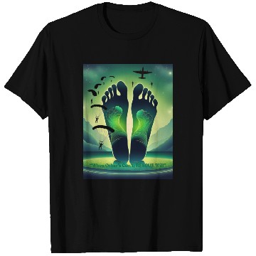 Discover RESCUE Triad "Green Feet" T Shirts