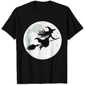 Discover Moonlight Witch Flight T Shirts