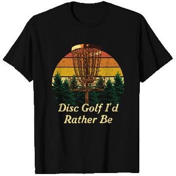 Discover Disc Golf Id Rather Be Sarcastic Golfer Sarcasm T Shirts
