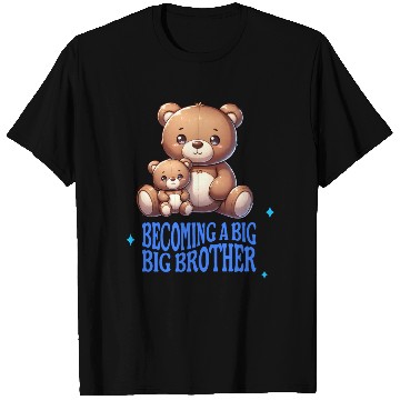Discover Soon I'll Be A Big Brother Cute Teddy Bears T Shirts