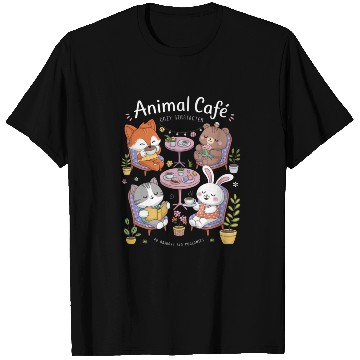 Discover Furry Friends Café T Shirts