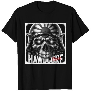 Discover Skull With Rising Sun Facepaint by Hawdcore T Shirts