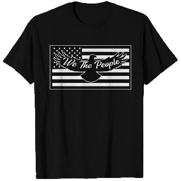 Discover We The People Eagle Flag © LIKE US ON FACEBOOK T Shirts