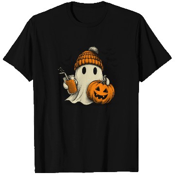 Discover Hipster Ghost Trick or Treat T Shirts