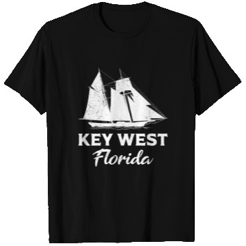 Discover KEY-WEST FLORIDA Sailing Sunshine-State West Keys T Shirts
