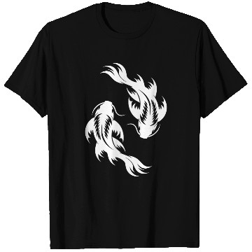 Discover Koi Carp Yoga Circle Style Yin And Yang T Shirts
