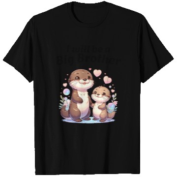 Discover I'm Going To Be A Big Brother Sweet Otter, Brother T Shirts