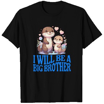 Discover I'm Going To Be A Big Brother Sweet Otter, Brother T Shirts