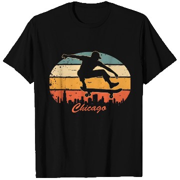 Discover Chicago Skater T Shirts