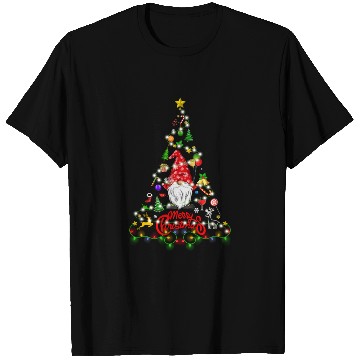Discover Funny Gnomes Christmas Tree Gnomies Family Xmas T Shirts