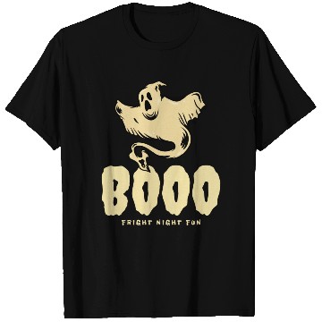 Discover BOOO Fright Night Fun Ghost Halloween T Shirts