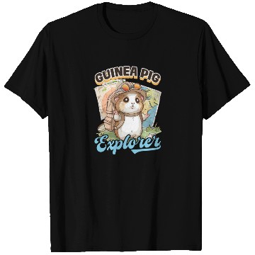 Discover Guinea Pig Guinea Pig Explorer T Shirts