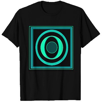 Discover Geometrical green shapes T Shirts
