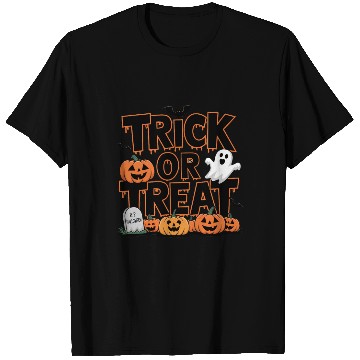Discover Trick or Treat Halloween Graphic – Spooky Pumpkin T Shirts