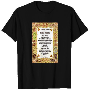 Discover Hail Mary Catholic Prayer T Shirts