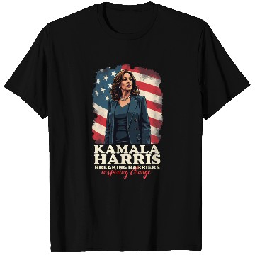 Discover Kamala Harris Breaking Barriers Inspiring Change T Shirts