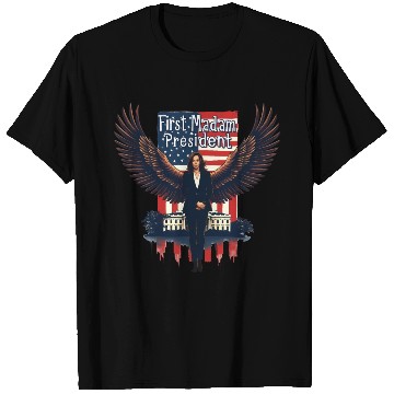 Discover FIRST MADAM PRESIDENT, KAMALA HARRIS T Shirts