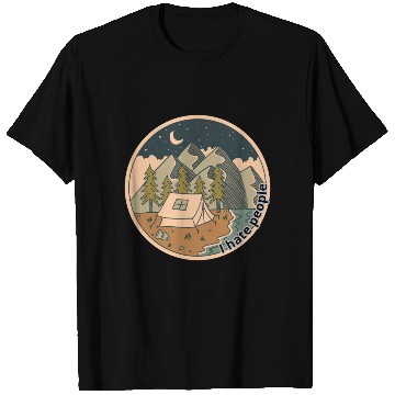 Discover I hate people CampingVibes T Shirts