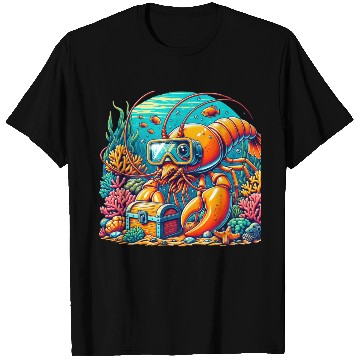 Discover Shrimp Exploration-Underwater Adventure T Shirts