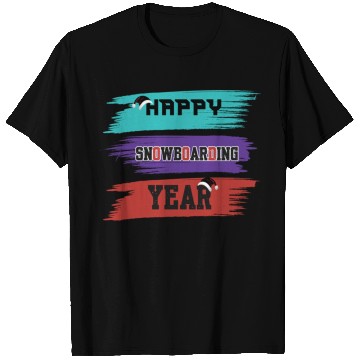 Discover Happy Snowboarding Year Winter T Shirts