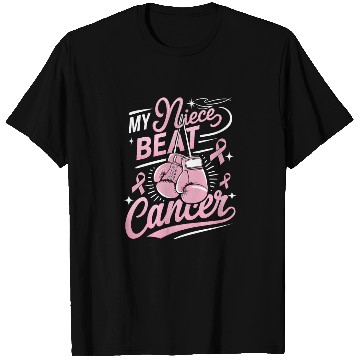 Discover My Niece Beat Cancer Breast Cancer Awareness T Shirts