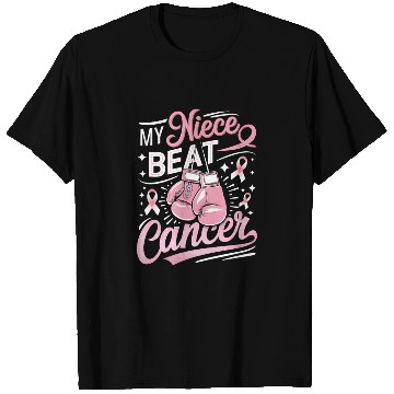 Discover My Niece Beat Cancer Breast Cancer Awareness T Shirts