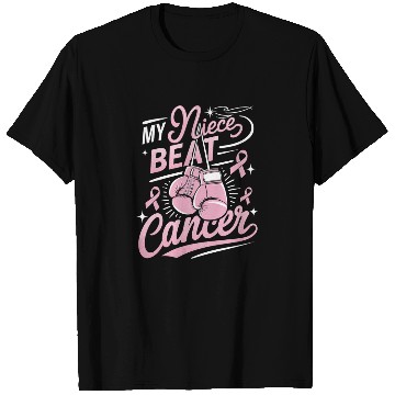 Discover My Niece Beat Cancer Breast Cancer Awareness T Shirts