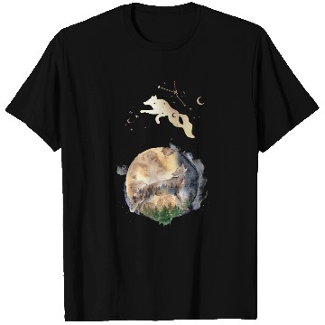 Discover Wolf Moon Magic T Shirts