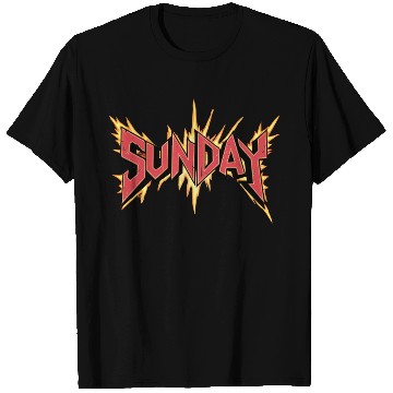 Discover Sunday Rock Anthem, Cool Sunday T Shirts