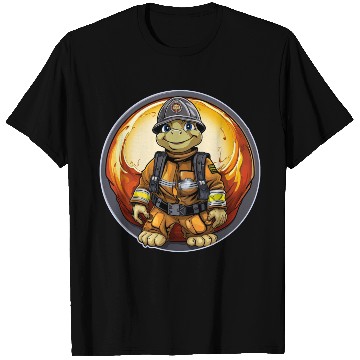 Discover Turtle firefighter / fireman turtle T Shirts