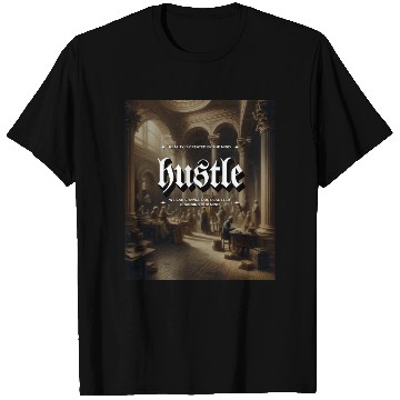 Discover Hustle Antique Gallery Building Classic Painting T Shirts