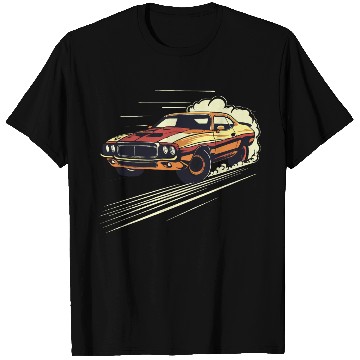 Discover Classic Muscle Car in Action T Shirts