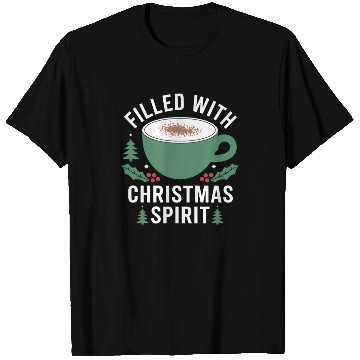 Discover Filled With Christmas Spirit Festive Mug Design T Shirts