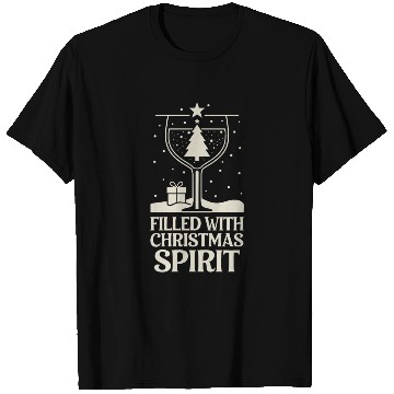 Discover Filled With Christmas Spirit Festive Holiday Cheer T Shirts