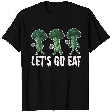 Discover Let's Go Eat Broccoli Attack T Shirts