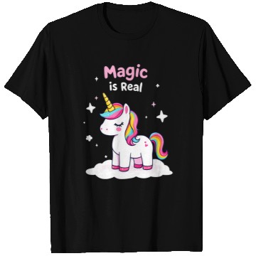 Discover Magic Is Real: Unicorn Fantasy Dreamscape for T Shirts
