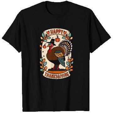 Discover Pilgrim Turkey - Thanksgiving Celebration Art T Shirts