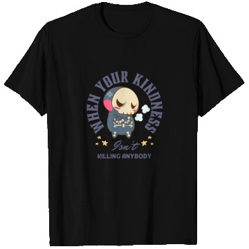 Discover Angry Skeleton Kindness Quote Art T Shirts