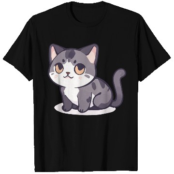 Discover Meow Serie: Playful Shadows T Shirts