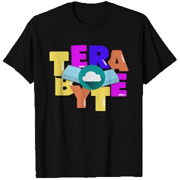 Discover Terabyte Digital Data Storage Size T Shirts