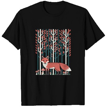 Discover Cottagecore Fox in enchanting Forest T Shirts
