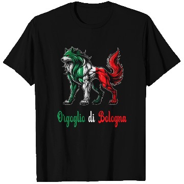 Discover The pride of Bologna Italy flag T Shirts