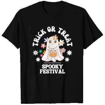 Discover Trick Or Treat Halloween Festival Design T Shirts