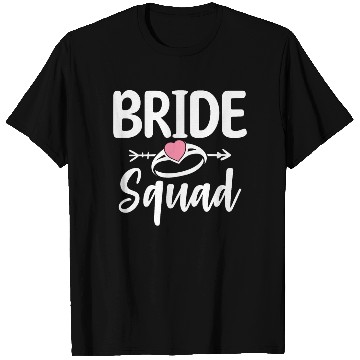 Discover Bride Squad Bridal Party Bachelorette Party T Shirts