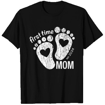 Discover First time Mom - newborn mother design 2024 T Shirts
