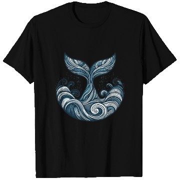 Discover Whale Tail and Waves T Shirts
