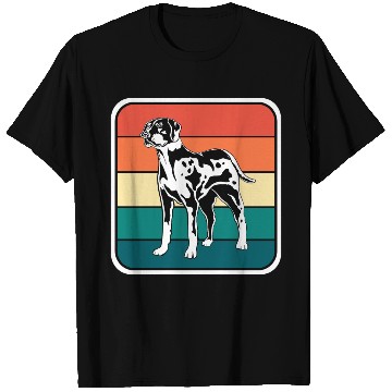 Discover Retro Colorful Louisiana Catahoula Leopard Dog T Shirts