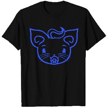 Discover Baby Cat Cute Pacifier Kitten Toddler Child Face T Shirts